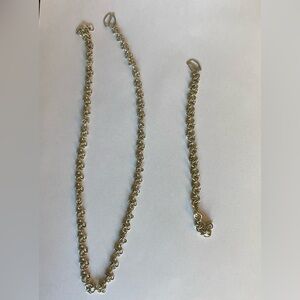 Handmade Sterling Silver Necklace and Bracelet set